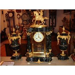 A French 4 glass marble and gilt,- bronze #1594583