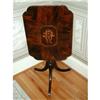 Image 1 : Flame Mahogany Table Tilt Top Inlaid C.1900 #1600127