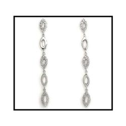 LONG DANGLE DIAMOND EARRINGS(price was $695) #1600242