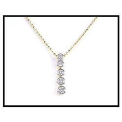 5 Diamonds 18K Necklace(price was $750) #1600246