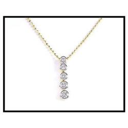 5 Diamonds 18K Necklace(price was $750) #1600246