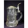 Image 1 : Antique Beer Stein Glass Dated 1884 #1600811