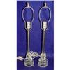 Image 1 : Pair of Deco Modern Crystal Table Lamps #1601071