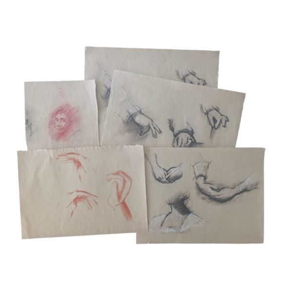 Tulip Fever Jan Van Loos (Dane DeHaan) Orginal Sketches of Sophia (Alicia Vikander) Movie Props