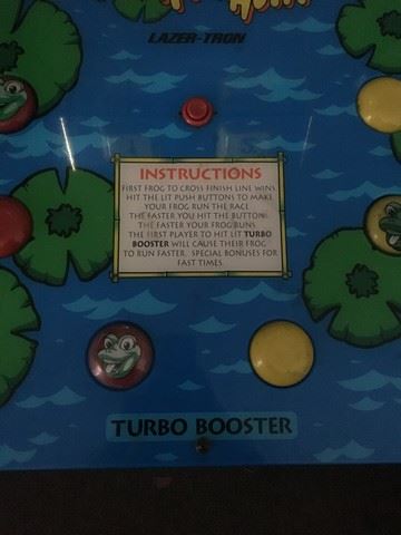 Ribbit Racing coin operated arcade game