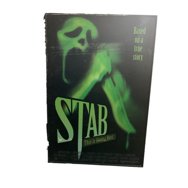 Scream 3 "Stab" Movie Poster Movie Props