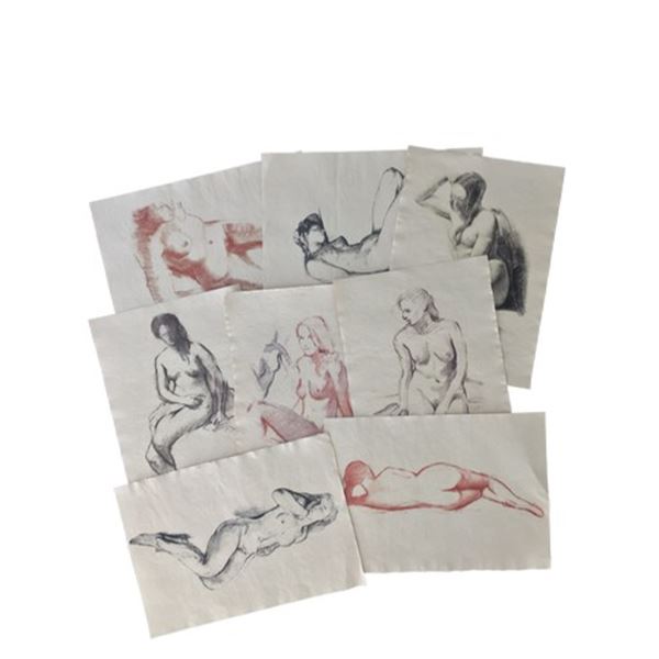 Tulip Fever Jan Van Loos (Dane DeHaan) Sketches of Sophia Movie Props
