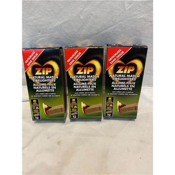 Zip Natural match firelighters