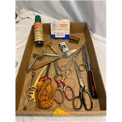 Lot Razors and scissors