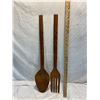 Image 1 : wood fork and spoon