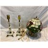 Image 1 : 3 Lamps 1 needs re wiring