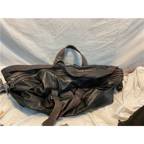 John Varvatos leather bag