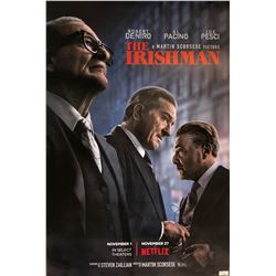 Irishman Robert De Niro Signed Poster