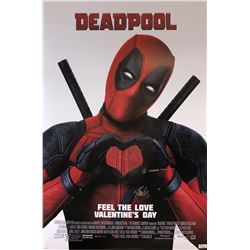 Deadpool Ryan Reynolds Signed Poster