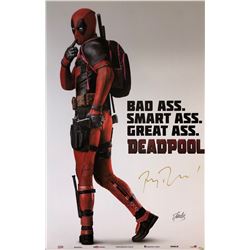 Deadpool Ryan Reynolds Signed Poster