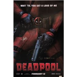 Deadpool Ryan Reynolds Signed Poster