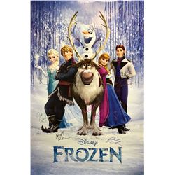 Signed Frozen Idina Menzel Poster
