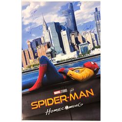 Signed Spiderman Home Coming Poster