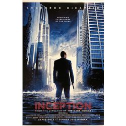 Signed Inception Leonardo DiCaprio Poster