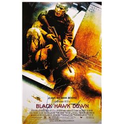 Signed Black Hawk Down Poster Josh Hartnett
