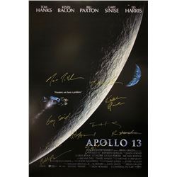 Signed Apollo 13 Poster Tom Hanks Gary Sinise