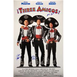 Signed 3 Amigos Poster Steve Martin Chevy Chase