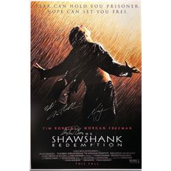 Signed Shawshank Redemption Poster Morgan Freeman