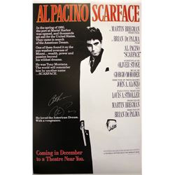 Signed Scarface Poster Al Pacino