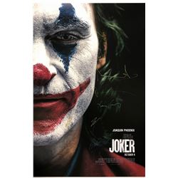 Joker 2019 Poster Joaquin Phoenix Autographed Signed