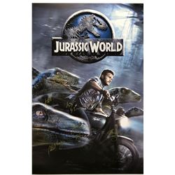 Jurassic World 1 Poster Chris Pratt Bryce Dallas Howard Autographed Signed