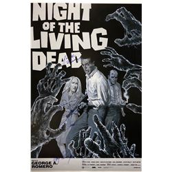 Night of Living Dead Judith O'Dea Poster Autographed Signed