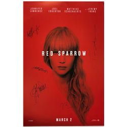 Red Sparrow Jennifer Lawrence Poster Autographed Signed