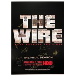 Wire Poster Dominic West Autographed Signed