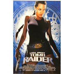 Tomb Raider Angelina Jolie Poster Signed