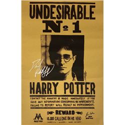Harry Potter Daniel Radcliffe Poster Signed