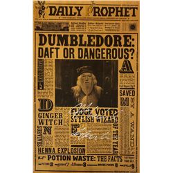 Harry Potter Michael Gambon Poster Signed