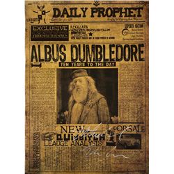 Harry Potter Michael Gambon Poster Signed