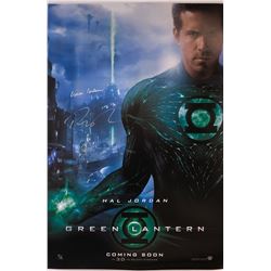 Green Lantern Poster Signed Ryan Reynolds