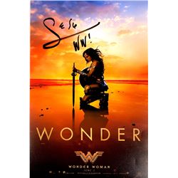 Gal Gadot Autograph Signed Wonder Woman Poster