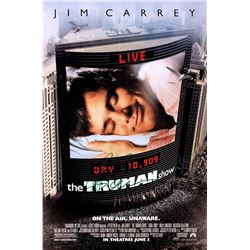 Jim Carrey Autograph Signed Truman Poster