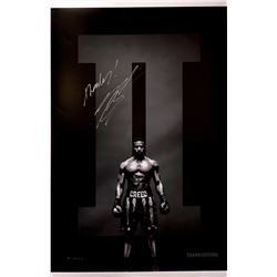 Michael B Jordan Autograph Signed Creed  Poster