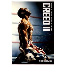 Sylvester Stallone Autograph Signed Creed  Poster