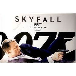 Daniel Craig Autograph Signed James Bond 007 Skyfall Poster