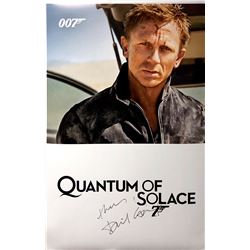 Daniel Craig Autograph Signed James Bond 007 Quantum of Solace Poster