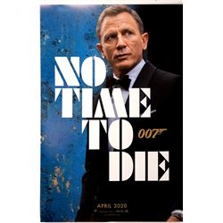 Daniel Craig Autograph Signed James Bond 007 No Time To Die Poster
