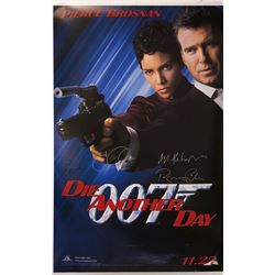 Pierce Brosnan Autograph Signed James Bond 007 Die Another Day Poster
