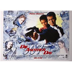 Pierce Brosnan Autograph Signed James Bond 007 Die Another Day Poster