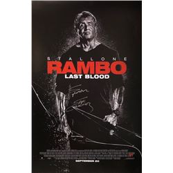 Sylvester Stallone Autograph Signed Rambo Poster