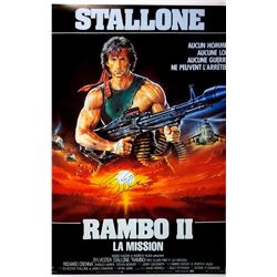 Sylvester Stallone Autograph Signed Rambo Poster