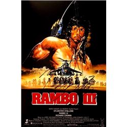 Sylvester Stallone Autograph Signed Rambo Poster